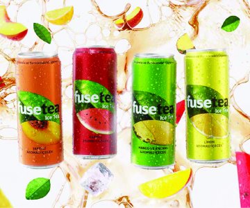 Fuse tea Soğuk çaylar şeftali karpuz mango kavunçilek